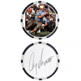 Gary Beban UCLA College Football Hall of Fame Chip - SIGNED