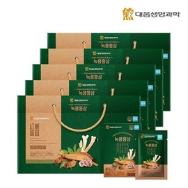 Daewoong Life Science [Daewoong Life Science] Deer Antler Red Ginseng 70ml 30 packets 5 sets / Holiday gift set / [대웅생명과학] 녹용홍삼 70ml 30포 5세트 / 명절 선물세트