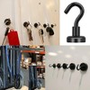 Set of 8 Magnetic Hooks, Super Strong, Magnetic Included, Vertical