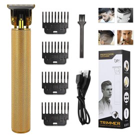 OFUCAB Yamloveme Trimmer,Yamlo EME Cordless Hair Clipper,Professional Electric Hair Clippers,Multifunction Hair Clipper for Haircuts and Shaves,Clippers & Trimmers Kit,Waterproof,USB (Gold1.0-Normal)