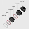 Bicycle Headset Spacer Set Aluminum Alloy Bike Stem Headset Spacers