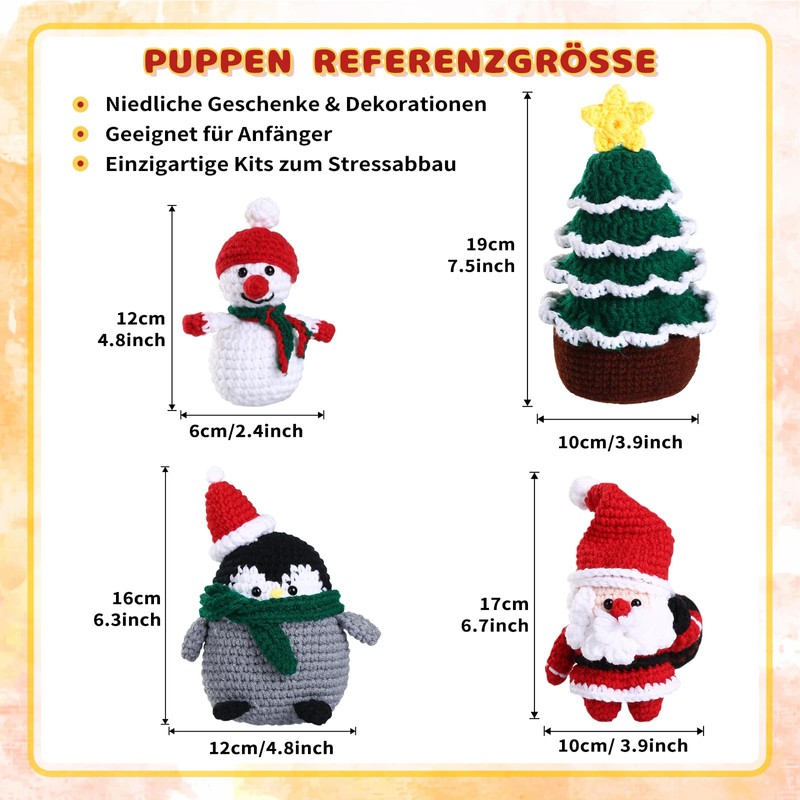 LIHAO Crochet Set for Beginners, Complete Crochet Pack, Knitting Set