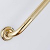 IMPEU Textured Shower Grab Bar, 16-Inch Bathroom Support Rails, Stylish