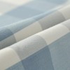 VOGOL Buffalo Check Valance, Blue and White Checkered Pattern, Classical