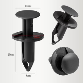 Xgvzs 50 PCS Longer Trim Panel Fixing Clips Fixing Lining Carpet Clips Car Body Trim Clip for Auto Interior Door Body Bumper