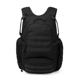 Mardingtop Daypacks 25L Daypack with Multiple Pocket Causal Travel Backpack for City Trips and Cycling, black