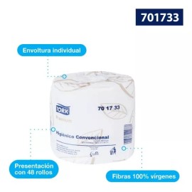 Tork Higiénico Tradicional Tork Premium, 48 Rollos De 500 Hd