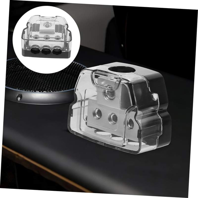 Alipis Amp Distribution Block Splitter Car Audio Accessories 2pcs Grounding