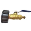 Brass Tap Connection for IBC Tank, Input Diameter S60 x
