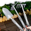 3-Piece Garden Hand Tool Set, Ergonomic Handles, Includes Trowel, Rake
