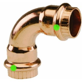 Viega 77337 ProPress Zero Lead Copper 90-Degree Elbow with 1-1/2-Inch P x P