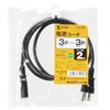 Sanwa Supply KB-D327A Power Cord, 6.6 ft (2 m)