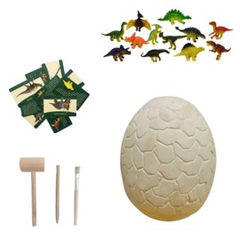 Dinosaur Egg Excavation Kit Jumbo Egg Unearth 14 Different Dinosaurs Digging Educational Toy for Kid