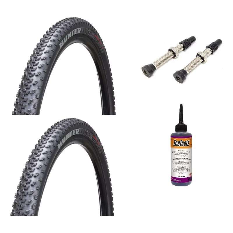 Hunter Llanta Hunter Tubeless 29x2.20 Shark Skin Doblable Color Negro