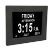 Digital Day Clock 7 Inch Auto Dimmable Clock with Unabbreviated