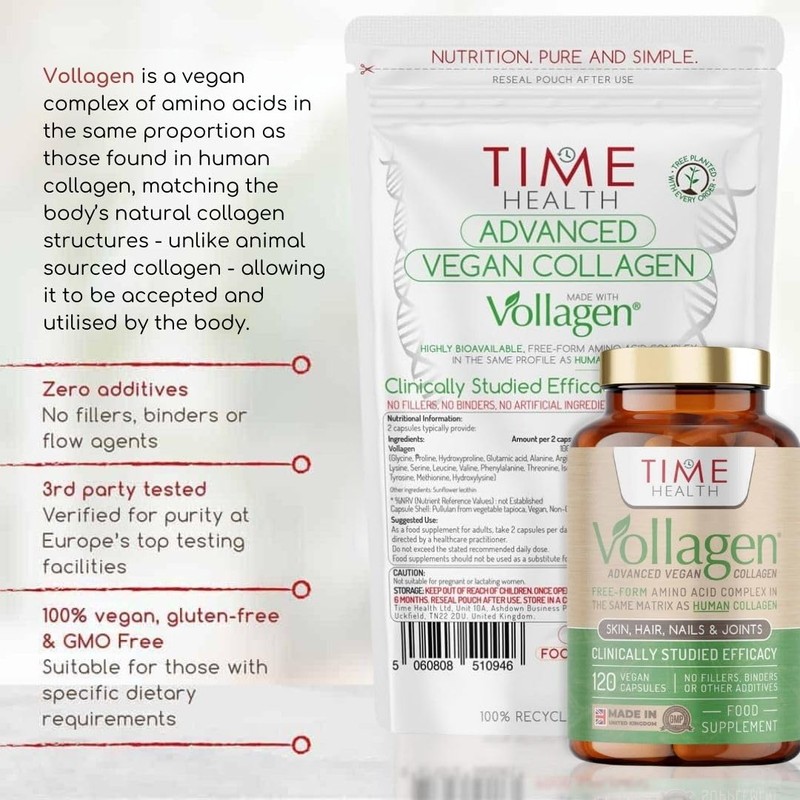 Vollagen® Advanced Vegan Collagen - 18 Amino Acid Complex in