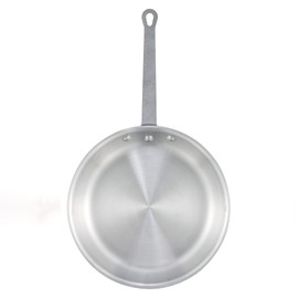 Winco AFP-10A Commercial-Grade Aluminium Fry Pan/Skillet, 10", Silver