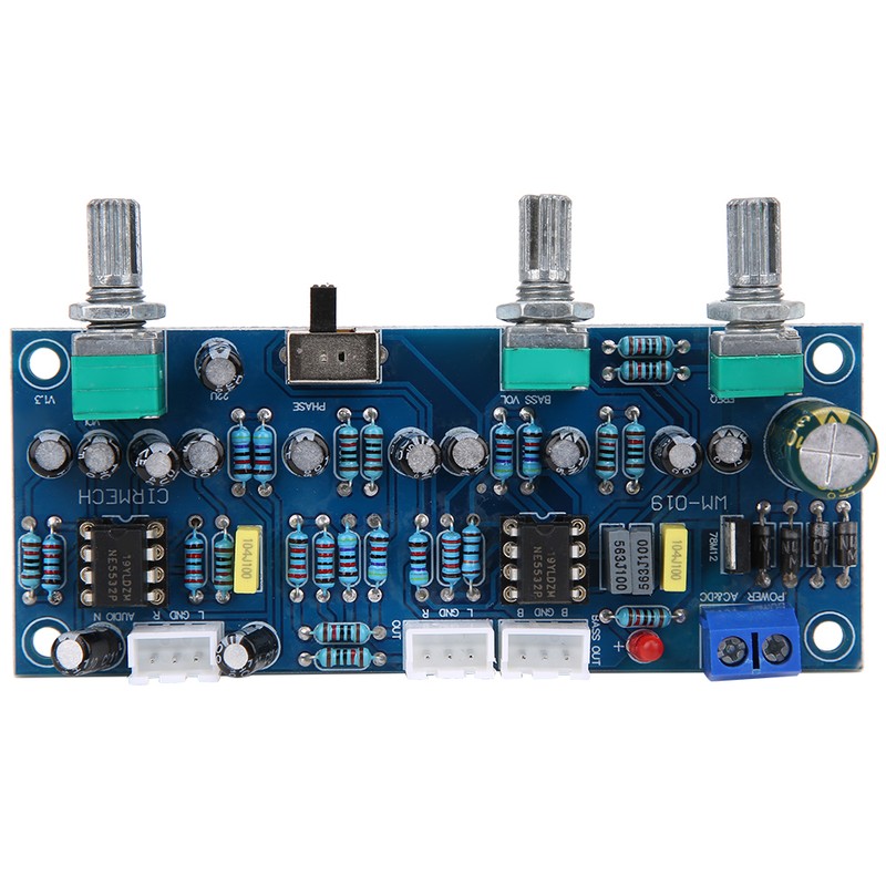 Preamp Board 2.1 Channel Low Pass Filter Subwoofer Tone Board