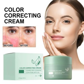 Mikabila (03) CC Red Correct Moisturising Colour Correction Cream Colour Correction Treatment Cream Anti-Redness Green Cream 100 g