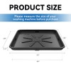 30x32inch Washing Machine Drain Pan, with Raised Edge, Features a