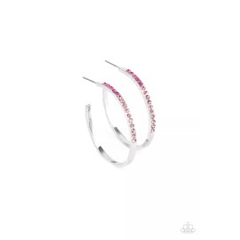 Paparazzi ~ Somewhere Over the OMBRE Pink Hoop Earrings ~ NEW RELEASE 2022