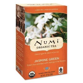 Numi Tea Jasmine Green Tea - Medium Caffeine - 18 Bags