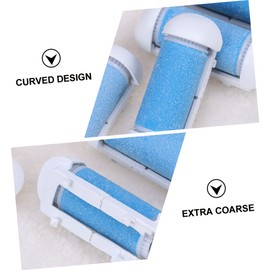 WOONEKY 12pcs Electronic Foot File Roller Replacement Head for Callus Remover Supplies Foot Exfoliator