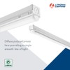 Lithonia Lighting 2ft Light Fixture, LED Strip Light, 120V, 4000K