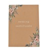 A4 Wedding Certificate Holder Book - Floral