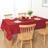 DWCN Rectangle Tablecloth 60 x 102 Inch Striped Table Cloth