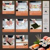 Sushi Making Kit 16 Pcs - Bamboo Sushi Rolling Mat
