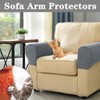 ZPLASK 2PCS Sofa Arm Covers, Sofa Arm Protector Covers, Allow