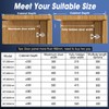 JAXYOOM Pocket Door Hardware Slide for Cabinets with Hinges,Magnetic Heavy