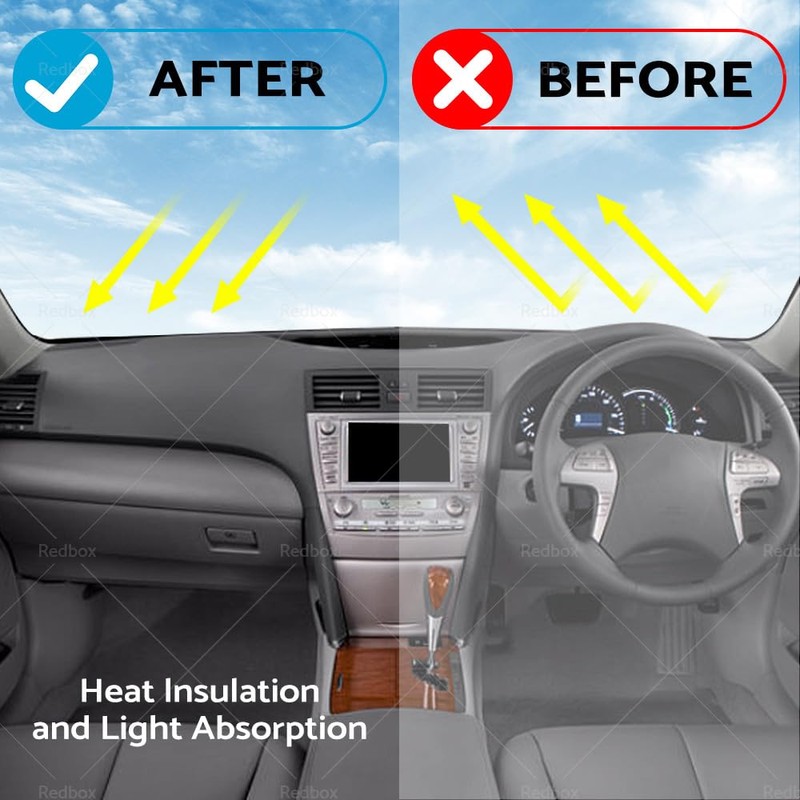 MAX COOL Non-Slip Dash Mat Suitable for Toyota Camry 2007-2011