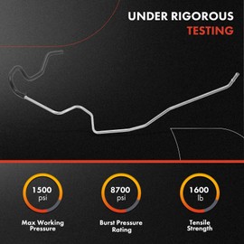 A-Premium Power Steering Hose Return Hose Line Assembly Compatible with Nissan Altima 2004-2006, Maxima 2004-2008, Pipe To Cooler, Replace# 497217Y000