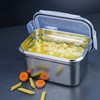 Lurch 240892 Lunch Box Safety/Storage Box Made of High-Quality Stainless