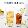 US Acrylic Café Plastic Reusable Tumblers (Set of 12) 32-ounce