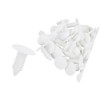INFINAUTO 40pcs 7mm Hole Dia Plastic Bolt Rivets Bumper Clips