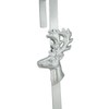 Christmas Concepts® Christmas Metal Wreath Hanger - Silver Reindeer Design