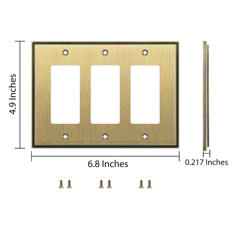 Henne Bery Soft Modern Decorative Wall Plate Switch Plate Outlet