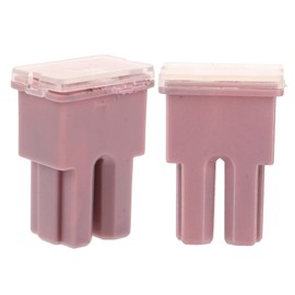 ULTECHNOVO 2pcs Insurance Film Car Kit Marine Fuse Block Fusible Link Rogue Terminal Fuse Boat Fuse Panel Marine Fuse Panel Picture Bumpers for Back of Frames Fuse Wire Pink Metal