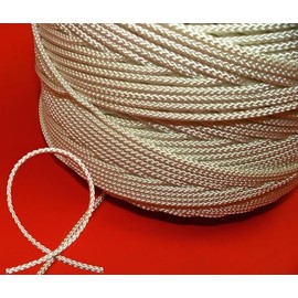 20M Roman Blind Cord 3mm Replacement Curtain Track Cord Gold Braided Blind String Cord Picture Cord Lift Shade Cord Picture Hanging Cord Nylon Braided Cord 1 Pack. (Gold)