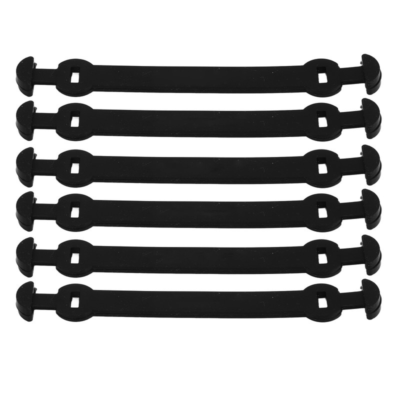 6 Pcs Tennis Racket Vibration Dampeners Long Buckle Tennis Racquet