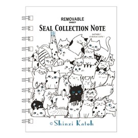 Sealdo Ks-sb-10026 Shinzi Katoh Cat Hill Cat A6 40 Pages, Made in Japan