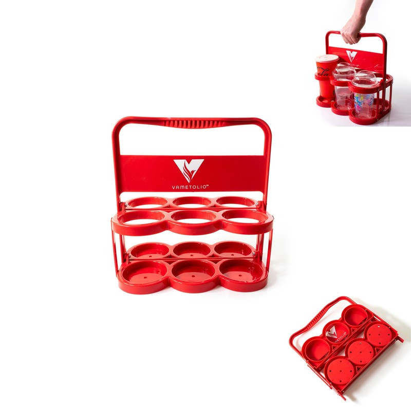 WIRRA Milk Bottle Holder - Drink Carrier - Foldable Plastic