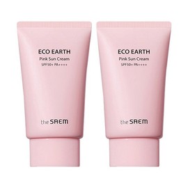 The Saem Eco Earth Pink Sun Cream 50g x 2 (main product + ) / 더샘 에코 어스 핑크 선 크림 50g x 2개 (본품+ )
