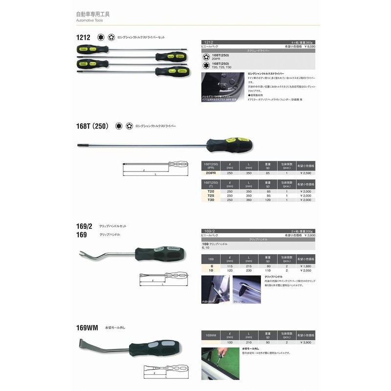 ko-ken Clip Handle Set, 2 Pieces Set, 169/2