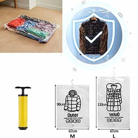Bolsa de almacenamiento comprimible colgante, bolsas de almacenamiento al vacío colgantes reutilizables, bolsas que ahorran espacio para ropa, bolsas 