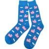 Men's Fun Crew Socks, Sock Size 10-13 / Shoe Size