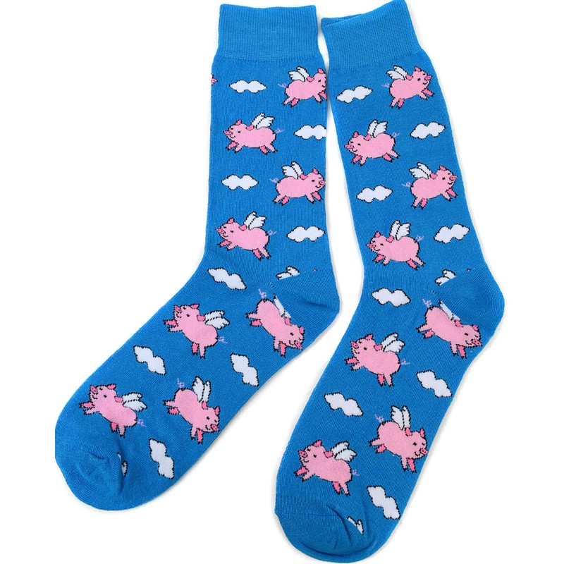 Men's Fun Crew Socks, Sock Size 10-13 / Shoe Size